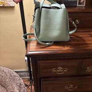 Kate Spade blue crossbody bag.